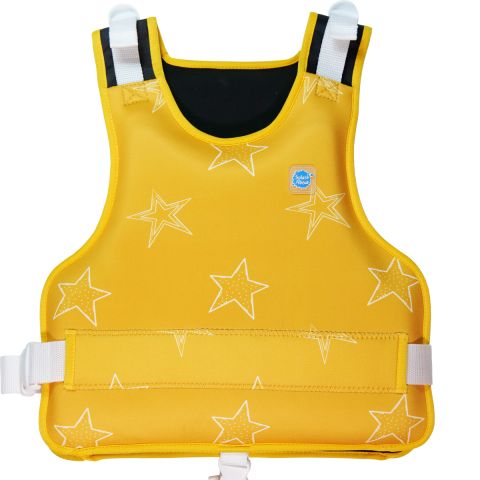 Adjustable Swim Vest Yellow Stars