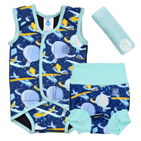 Up in the Air Baby Wrap, Happy Nappy Duo and Changing Mat Bundle
