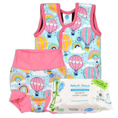 Up & Away Baby Wrap, Happy Nappy Duo and Liners Bundle