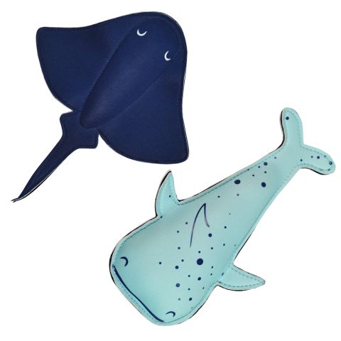 Snippets Pool Toy - Stingray & Whale - Pack of 2