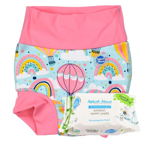 Up & Away Happy Nappy Duo and Liners Bundle