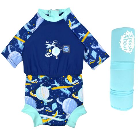 Happy Nappy Sunsuit Up in the Air & Changing Mat Blue Turquoise