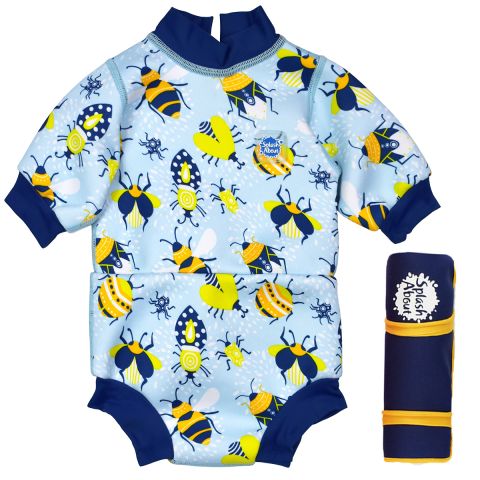 Happy Nappy Wetsuit Bugs Life & Navy Yellow Changing Mat
