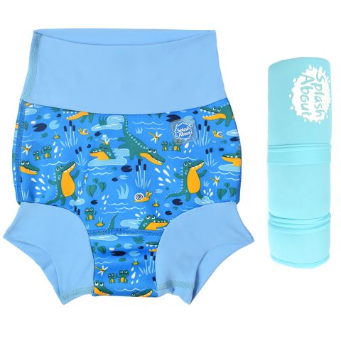 Happy Nappy Crocodile Swamp and Blue Changing Mat Bundle