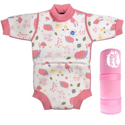 Forest Walk Happy Nappy Wetsuit and Pink Changing Mat