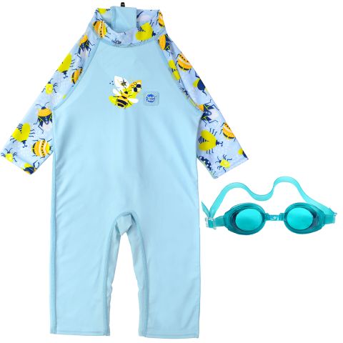 Toddler UV Suit Bugs Life & Minnow Goggles
