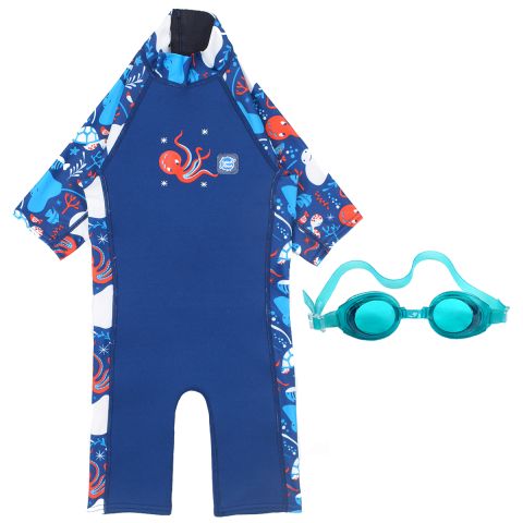 UV Sun & Sea Suit Under the Sea & Goggles