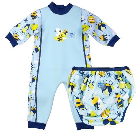 Warm In One & Size Adjustable Swim Nappy Bugs Life