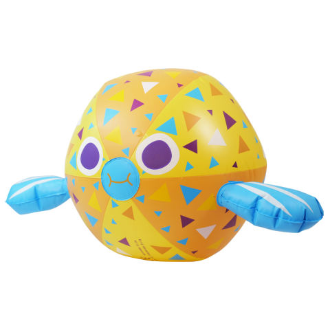 Pufferfish Beach Ball- Orange