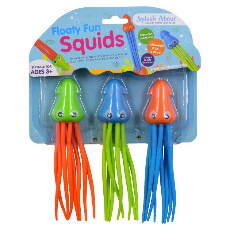 Floaty Squid Dive Toys